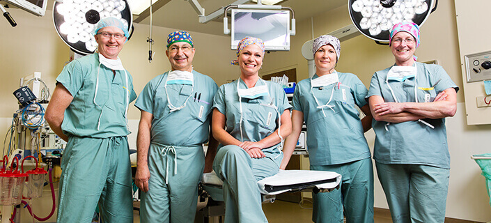 Surgeons at Victoria General Hospital